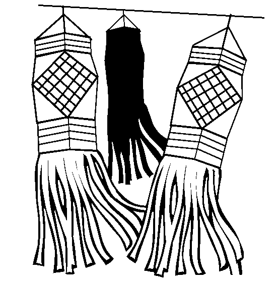 Free Chinese Lanterns Coloring Pages